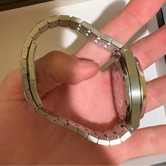 Audemars Piguet Silver and Purple Men's Watch - Picture 4 of 5